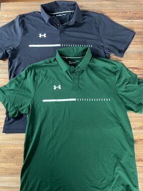 ⛳️ Under Armour Golf Shirt Bundle - Large - Like new